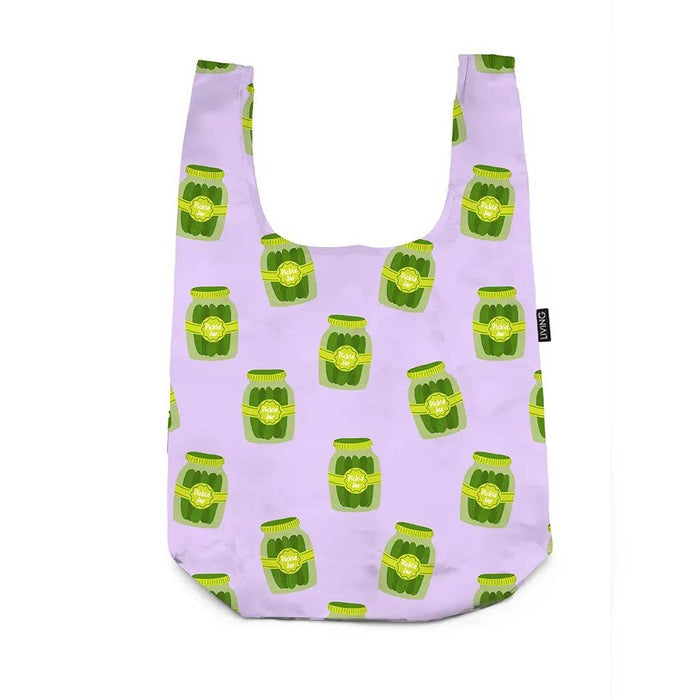 Living Royal 2-in-1 Bag Charm & Reusable Shopper Bag - Pickle Jar