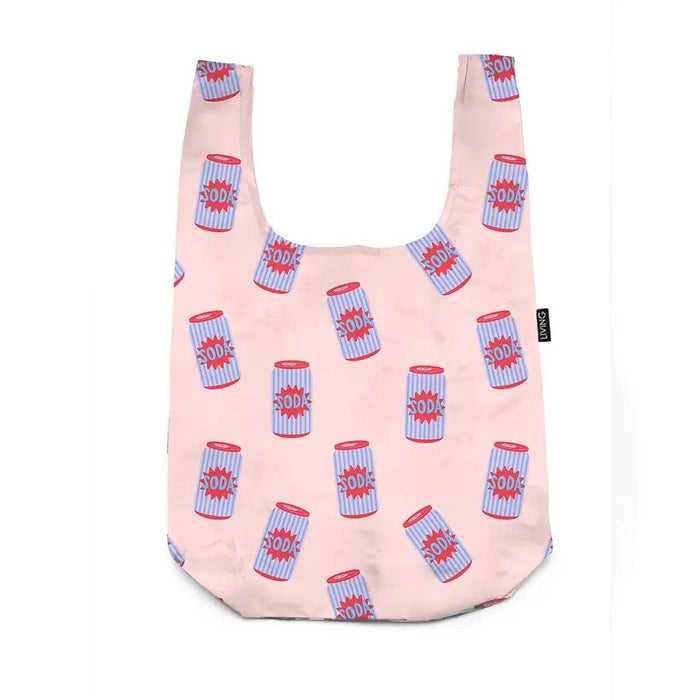 Living Royal 2-in-1 Bag Charm & Reusable Shopper Bag - Soda Pop Can