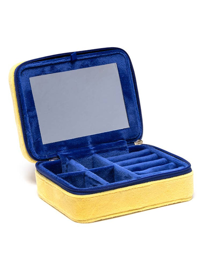 Living Royal Velvet Jewelry Zip Case - Butter Stick