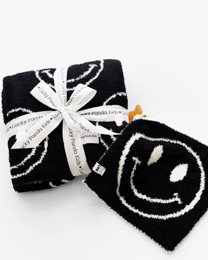 Lucky Panda Kids Lovey - Smiley Plush