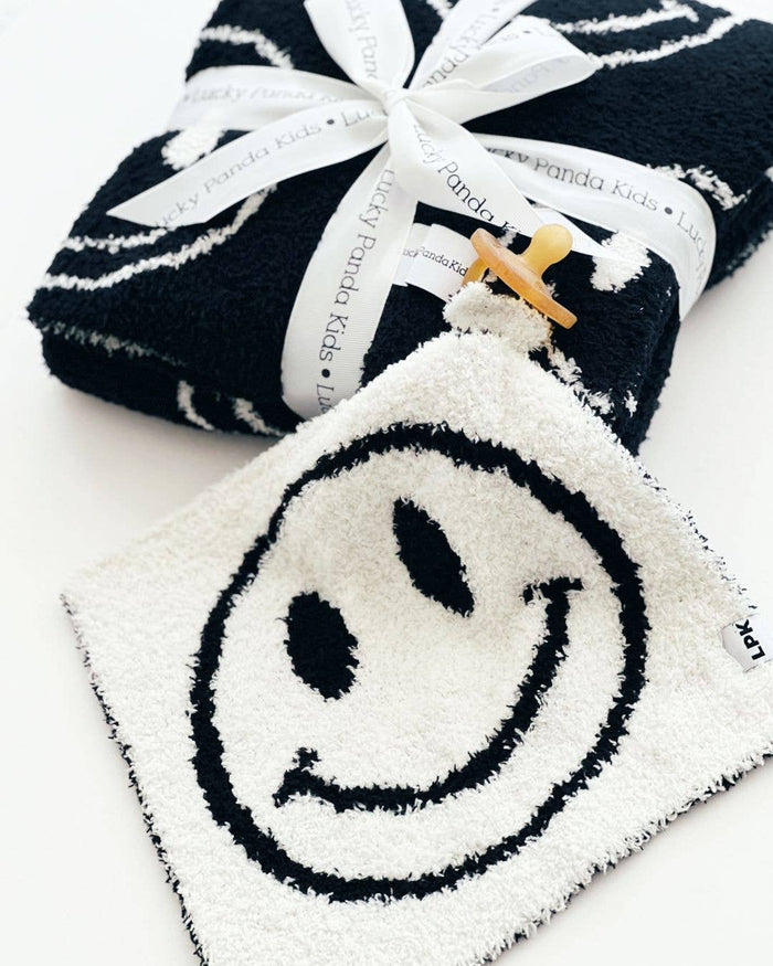 Lucky Panda Kids Lovey - Smiley Plush