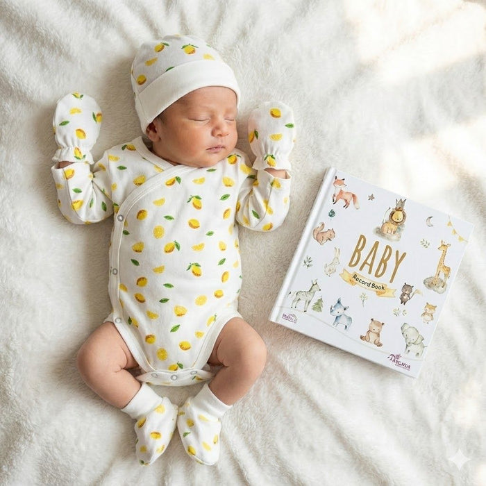 Moms Home Newborn Baby Homecoming Gift Set | Newborn Essential Gift Hamper | Soft, Gentle & Thoughtful Newborn Gift | Pack of 5