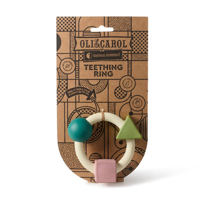 Oli & Carol - Bauhaus Movement Teething Ring Soft (Final Sale)