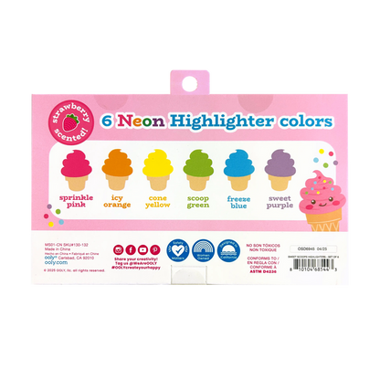 OOLY - Sweet Scoops: Neon Highlighters