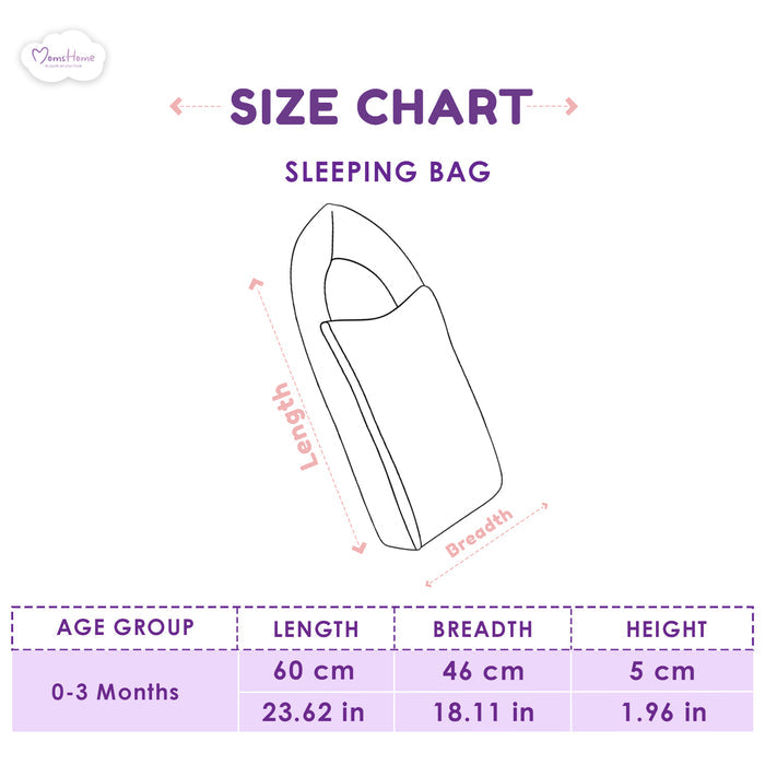 Organic Cotton Muslin Sleeping cum Carrying Nest Bag | 0-3 Months | Flower | Pack of 1