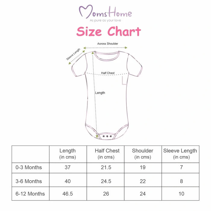 Organic Cotton Newborn Baby Clothing Set | Baby Shower Gift Hamper | 0-3 Months | Pack of 6
