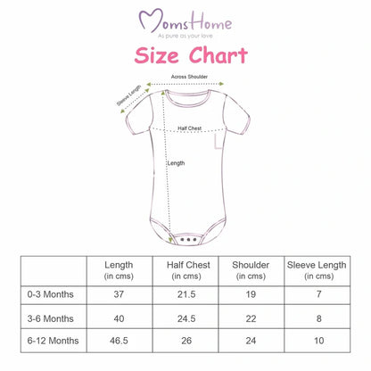 Organic Cotton Newborn Baby Clothing Set | Baby Shower Gift Hamper | 0-3 Months | Pack of 6