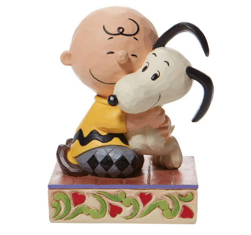 PEANUTS® by Jim Shore Enesco Charlie Brown and Snoopy Hugging Figurine