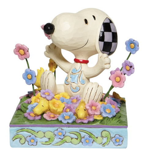 PEANUTS® by Jim Shore Enesco Snoopy Flowers Figurine