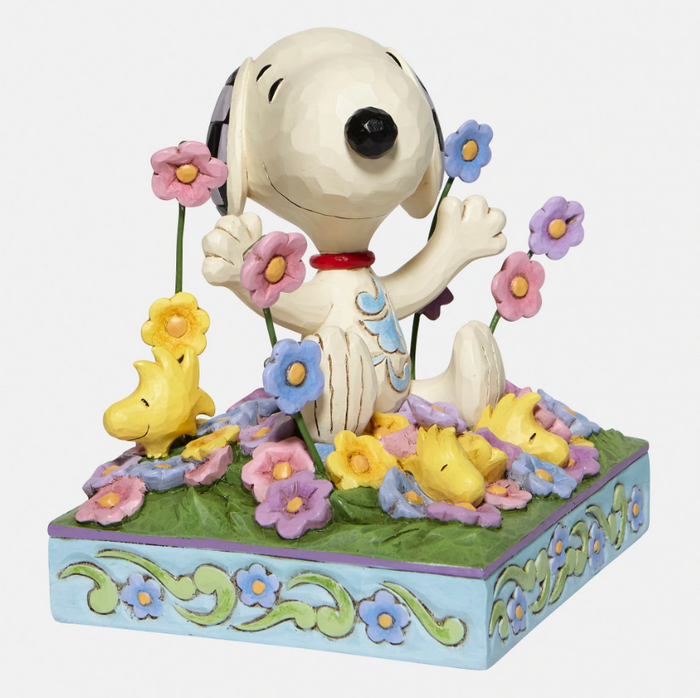 PEANUTS® by Jim Shore Enesco Snoopy Flowers Figurine