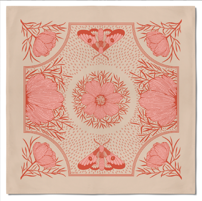 Pen+Pine - Pink Cosmos Bandana