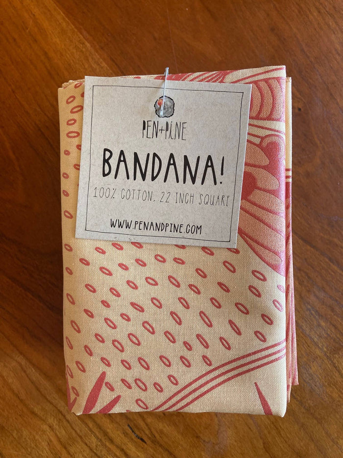 Pen+Pine - Pink Cosmos Bandana