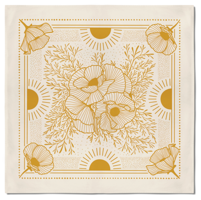 Pen+Pine - Poppy Sunrise Bandana