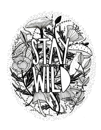 Pen+Pine - Stay Wild Sticker