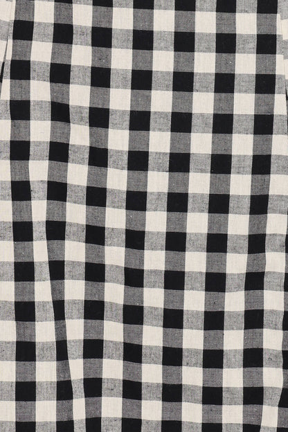 Circe Mini Dress - Black Gingham