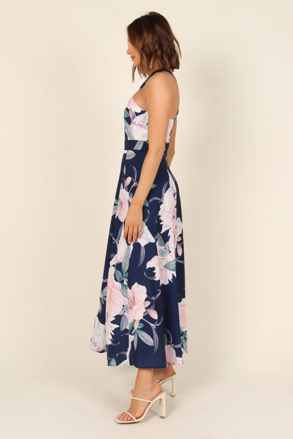 Miara Dress - Navy