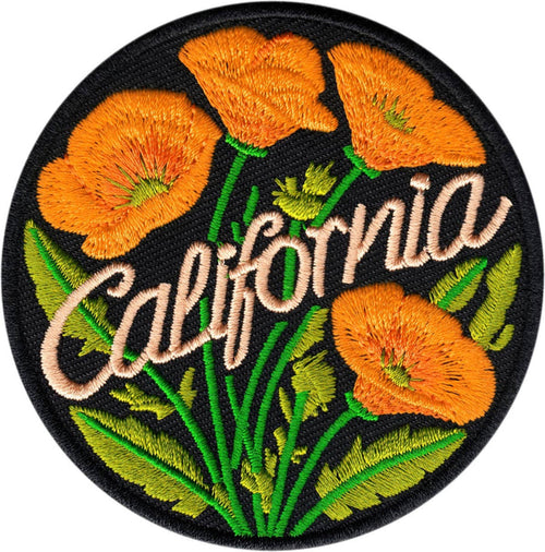 Square Deal Patch - California Golden Poppies