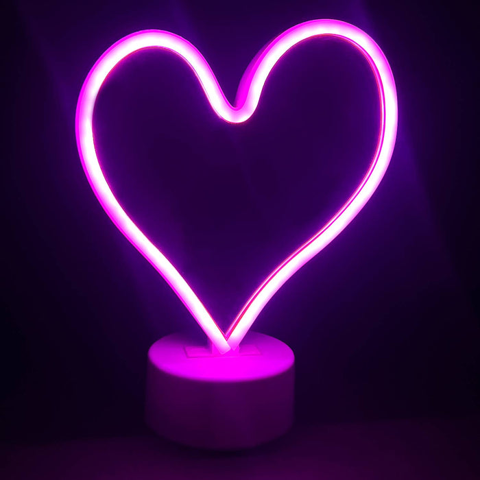 Streamline - Neon Mirror Lights - Heart