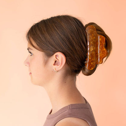 Sunshine Studios Wavy Hair Claw | Brown Sugar