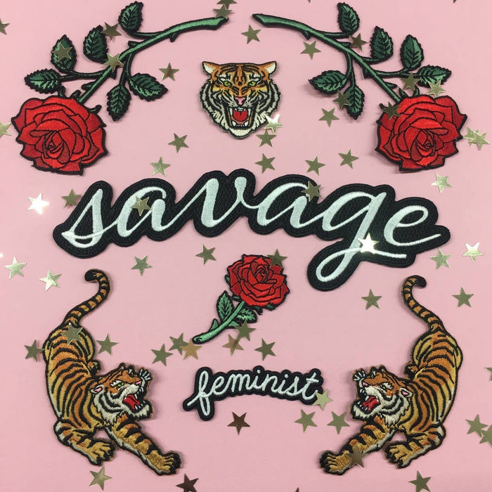 Wildflower + Co. Patch - Tigers (Set of 2)
