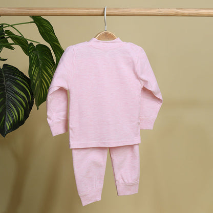 Winter Warm Full Sleeve Co-ord Sets For Baby | Cotton Baby Clothing Set | Cute Cat | Set of 1