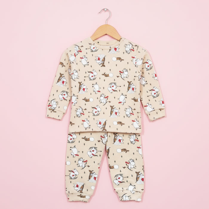 Winter Warm Full Sleeve Co-ord Sets For Baby | Soft & Breathable Organic Cotton Baby Outfit | Baby Dress | 1-3 Years | Polar Bear | Set of 1