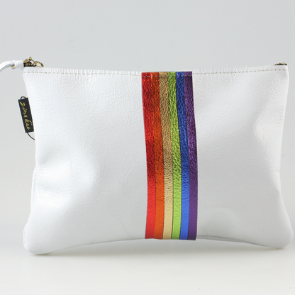 Zina Kao - The Thin Rainbow Carter Metallic Clutch - Gold