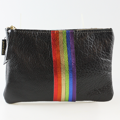 Zina Kao - The Thin Rainbow Carter Metallic Clutch - Gold